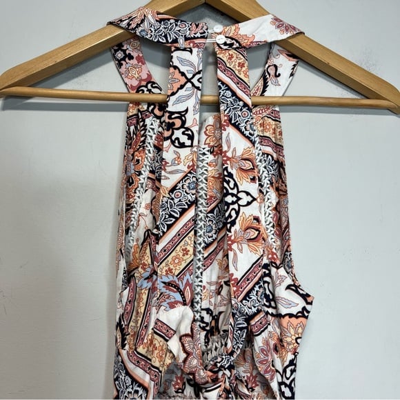 Starluv.ca: Anthropologie Abel the Label Charlie Halter Cut out Back Tie Maxi  Dress, Sz xs