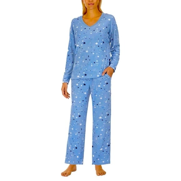 Nautica ladies fleece pajama set hotsell